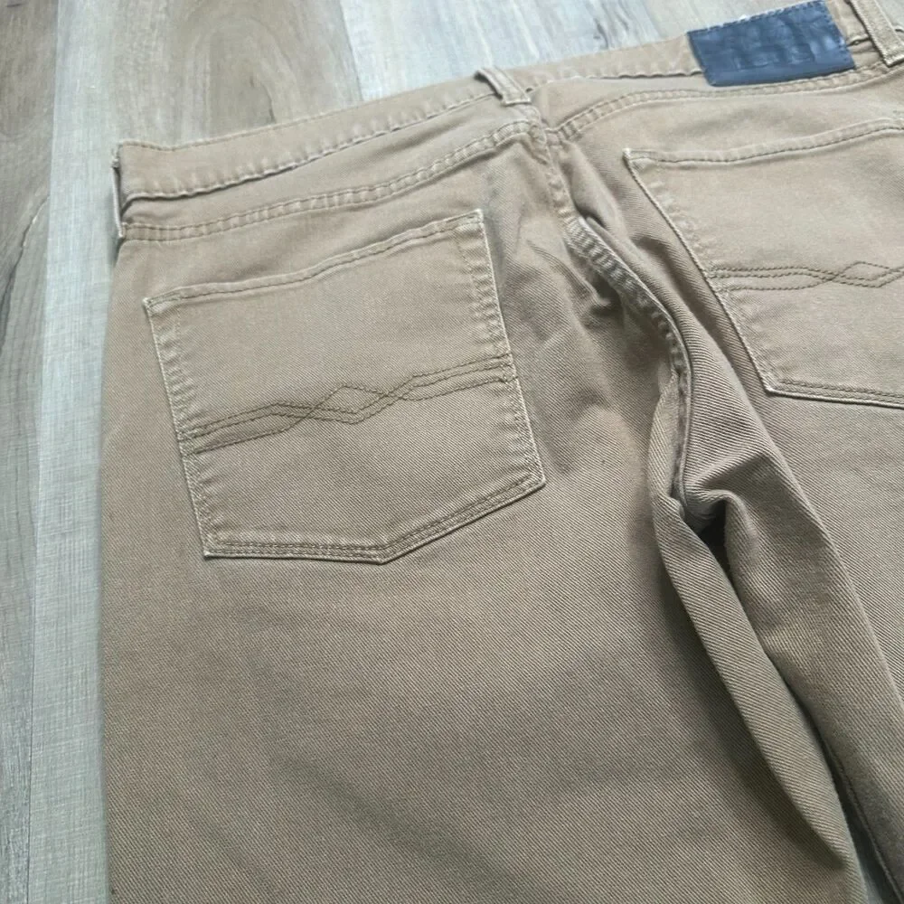 Levi's Strauss & Co. Denizen 232 Slim Straight Fit Men's 34x30 Brown Jeans